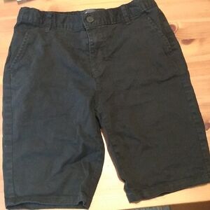 Girl's Black Casual Shorts
